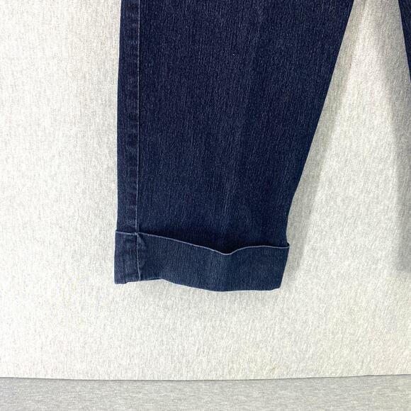 Bandolino Comfort Stretch Waistband Capri Cropped Denim Pants Jeans Women Sz 10 - Picture 9 of 11